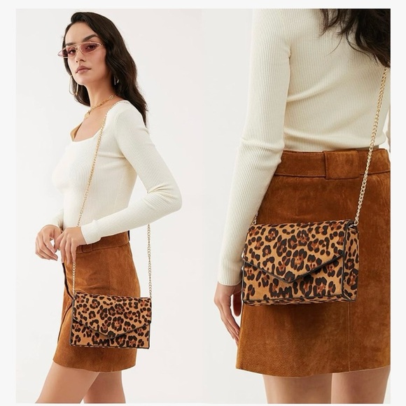 Sam Edelman Leopard Print Slingback Kitten Heels - Brown/Black - Picture 6 of 8